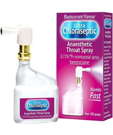 Ultra Chloraseptic Anaesthetic Throat Spray Blackcurrant 15 ml