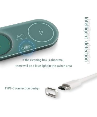 Contact Lens Cleaner Contact Lens case Daily Care Portable with Mirror Tweezers and Wireless Charging - Buy Online on GoSupps.com