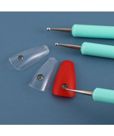 QOKLIYUI 5piece Fashionable Double Ended Nail Liner Brush Dotting Pen For Trendy Nail Art Double Ended Nail Dotting Pens Acrylic style 1 - Buy Online on GoSupps.com