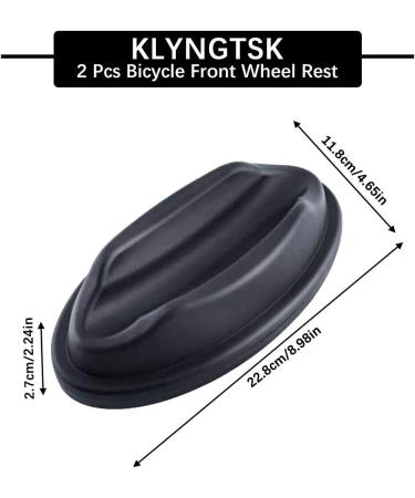 Klyngtsk 2-Piece Front Wheel Support Block | Indoor Bicycle Training Riser Pad for Turbo Coach - Buy Online on GoSupps.com