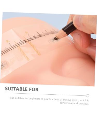 GLEAVI 10pcs Tools Eyebrow Ruler Tool Eyebrow Template Measuring Ruler Mold Eyebrow Trimming Guide Ruler - Buy Online on GoSupps.com