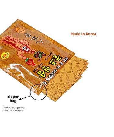 Gold Ginseng Hot Pack Pad for Pain Relief - Korean Made (12 Pack) - Buy Online on GoSupps.com