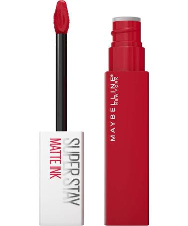 Maybelline Superstay Matte Ink Liquid Lipstick 325 Shot Caller - Long-Lasting Red Orange Shade - Buy Online on GoSupps.com