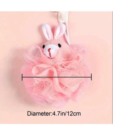Buy Ximimark 4pcs Lovely Animal Shower Bath Mesh Sponge Puff Ball - Cute & Fun Bath Toys for Kids | Random Color & One Size - International Shipping Available - Buy Online on GoSupps.com