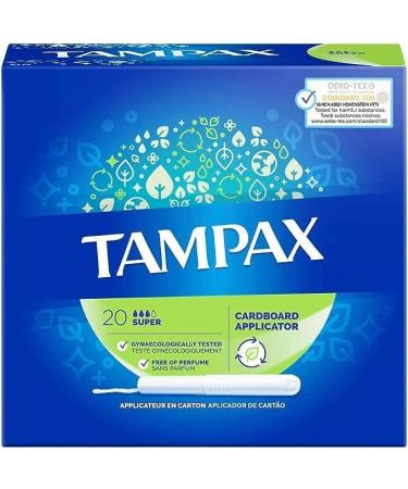 Tampax Tampons Super 8x20 Pack - Buy Online on GoSupps.com