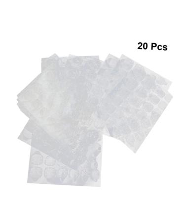 minkissy 20 Sheets Nail Art Decals Nail Art Stickers Nail Stickers Flowers Nail Accessories Double-sided Nail Glue Sticker Nail Tips Nail Decals Double Sided - Buy Online on GoSupps.com