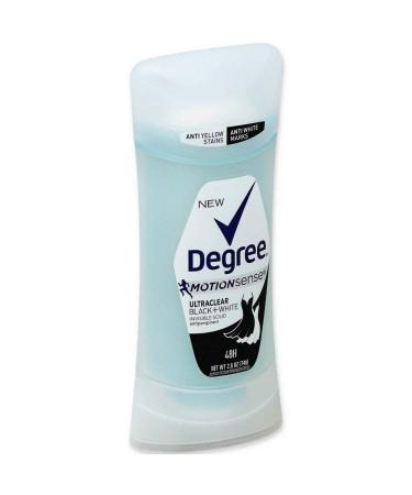 Degree MotionSense UltraClear Black+White Antiperspirant Deodorant Stick 2.6 oz