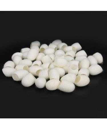 Silk Ball Facial Cleanser Balls 50pcs Finger Rub Portable Facial Care Silks Removal Balls Facial Cleanser Skin Care Face Massage Beauty Cleasing Tool for Home