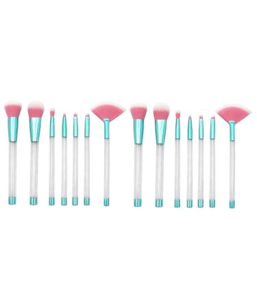 Housoutil 14 Pcs Makeup Brush for Face Glitter Makeup Concealer Bulk Makeup Brush Kit Quicksand Makeup Brush Blush Brush Kit Blending Brush for Makeup Matte Makeup Miss Make up Empty Shot