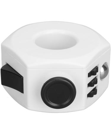 Jauarta Rotering Decompression Ring Toys - 360-Degree KMB Finger Button Scooters | Stress-Reducing Fingertip Toys (White) - International Shipping Available - Buy Online on GoSupps.com