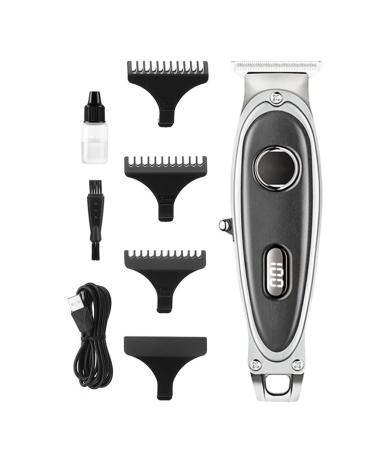 Hair Clippers for Men Retro Men's Style Electric Hair Clipper fine-Tuning Haircut Household Bald Oil Head Carving Shaving (Color : Black)
