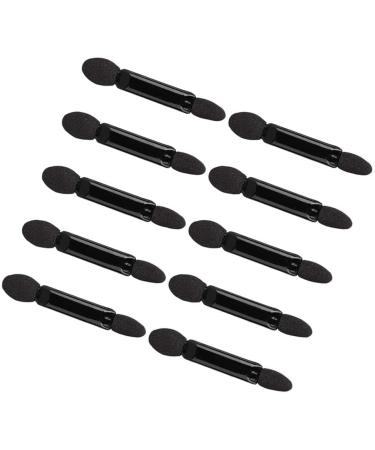Professional Double Head Eyeshadow Brushes Cosmetic Tool - 10 pcs Dual Sides Eyeshadow Sponge Brush Applicator Convenient and clever