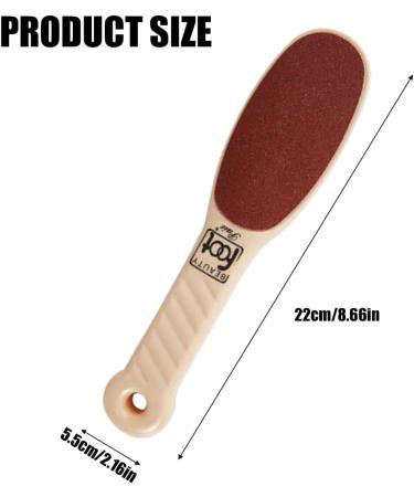 MWUMRCM Callus File Hard and Cracked Dead Skin Beautifier Professional Double Sided Callus Scraper Dead Skin Removal Tool - Buy Online on GoSupps.com