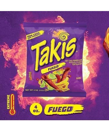 Takis Hot Chilli Pepper Tortillas Red 4 oz (Pack of 3) - Buy Online on GoSupps.com