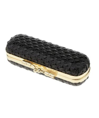 SM SunniMix Portable Lipstick Case - Hard Shell Makeup Box with Mirror & Snap Button - Travel-Friendly Black Lipstick Holder - Buy Online on GoSupps.com