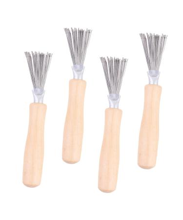 4pi ces Outil De Nettoyage De Brosse Cheveux Peigne D m lant Et R teau Nettoyeur De Cheveux Pour limination Des R sidus Capillaires