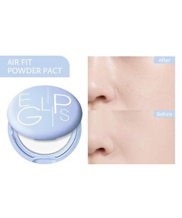 EGLIPS Air Fit Powder Pact 8g/0.28oz - Pressed Setting Face Makeup Compact Powder with Mirror and Puff for Sebum Control - Buy Online on GoSupps.com