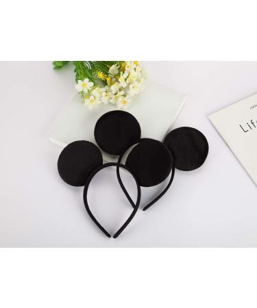 FANYITY Mickey Ears Headbands 2 Pcs Set for Party Costume - Red Black - Buy Online on GoSupps.com