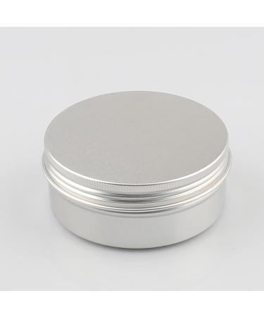 Buy 24-Pack 150ml Silver Empty Round Aluminum Cans with Screw Caps | Cream Candle & Cosmetic Storage - International Shipping Available - Buy Online on GoSupps.com
