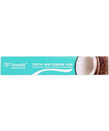 Natural Coconut Teeth Whitening Pen - Upgraded 5ml Gel, 50 Uses, for Kit, No Sensitivity - Buy Online on GoSupps.com