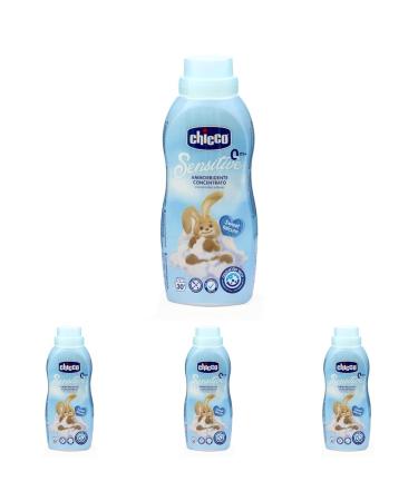 Chicco Sensitive Coeur de Talc Adoucissant Concentr Fra cheur intense et Douceur 0+ Mois - 750 ml (Lot de 4)