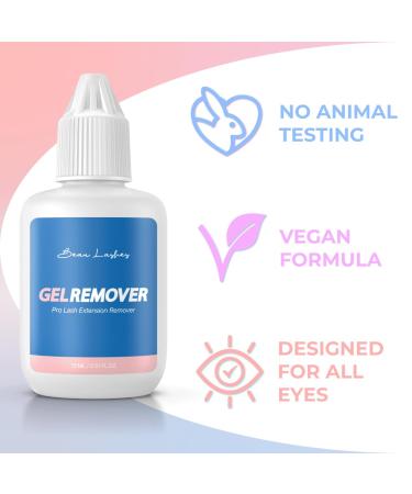 100 Pairs Under Eye Pads & Eyelash Extension Remover Gel | Lint Free Hydrogel Eye Patches for Lash Extensions & Lift | Effective Lash Glue Remover Gel for The Strongest Adhesives - Buy Online on GoSupps.com