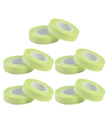 Beaupretty 10 Rolls Eyelash Tape Breathable Eyelash Extension Tape Micropore Tape for Eyelash Extension Colored Duct Tape Beauty Salon Supplies Non-woven Tape Microporous Adhesive Green