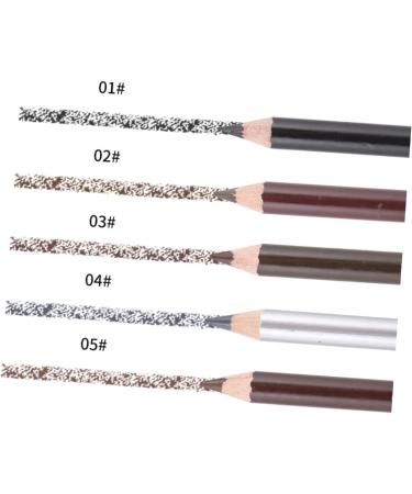 NOLITOY 2pcs Brow Pencil Brow Brush Eyeliner Pencil Longlasting Eyebrow Makeup Pen Spiral Women's Filler 1 count (Pack of 1) As Shown - Buy Online on GoSupps.com