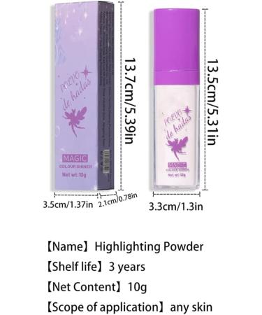  HADAVAKA Polvo De Hadas Maquillaje Glitter Highlighter Powder Makeup Brightening Face Body Hair Makeup Stick Fairy Highlight Patting Powder Body Shimmer Patting Powder Glitter (3 Pieces) - Buy Online on GoSupps.com