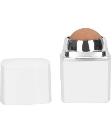 Rouleau Facial Boule Absorbante D'huile de Pierre Volcanique de Nettoyage pour le Mini Massage de Visage de Soin de la Peau (Blanc) - Buy Online on GoSupps.com