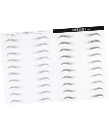 Ipetboom 4 Sheets Simulation Eyebrow Eyebrowsb Artificial Eyebrow Patch Eyebrow Stickers Hair Makeup Tools 6d - Buy Online on GoSupps.com