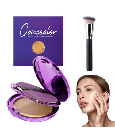 Anticerne Correcteur de Couverture du Corps Fond de Teint Couvrant Imperfections Anti-cernes Cr me Mat Doux Full Coverage Concealer Soin Perfecteur Tout-en-1 Correcteurs (Naturel)