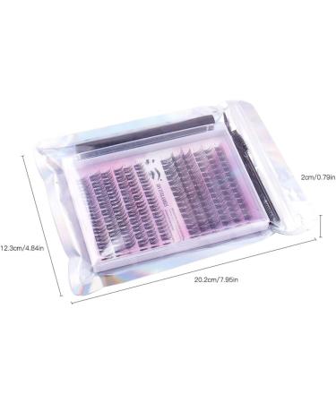 Laluerck DIY Lash Extension Kit C Curl Cluster Lashes with Glue and Lash Applicator Tools for Self Application at Home Set 2 - Buy Online on GoSupps.com