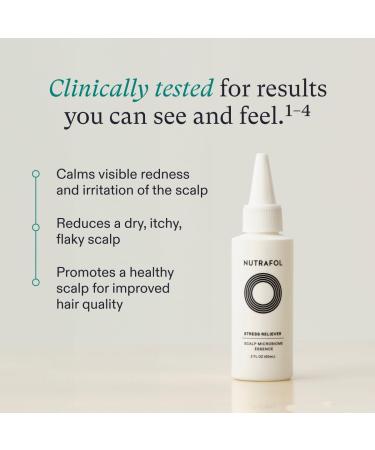 Nutrafol Scalp Essence - Water-Based Hair Health Treatment for Thinning Hair Soothes Dry Scalp Physician-Formulated Safe for Sensitive Skin - 2 Fl Oz - Buy Online on GoSupps.com