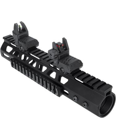 Aecktech Green & Red Full Dots Polymer Fiber Optics Iron Sights Set - Front & Rear | Black - Buy Online on GoSupps.com