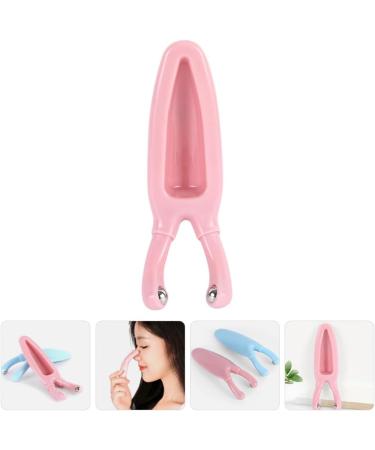 NOLITOY Nose Massager Y Shaped Nose Scraper Face Massaging Tool Skin Relaxing Massager Eyes Facial Gua Sha Massager Pink - Buy Online on GoSupps.com