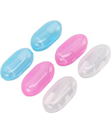 6-Part Baby Finger Brush Set | Safe Silicone Toothbrush for Infant Oral Care | Gentle Teeth & Gums Cleaning - Buy Online on GoSupps.com