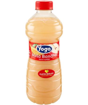 CAIYA Yoga Fruit Juice and Pulp with Apple and Banana Flavor 1L - Buy Online on GoSupps.com