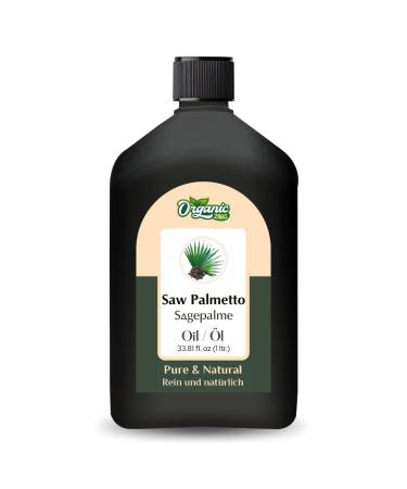 ORGANIC ZING Organic Zing Saw Palmetto (Serenoa repens) Oil | Pure & Natural Carrier Oil for Aroma Diffusers Skincare & Haircare - 1000 ml