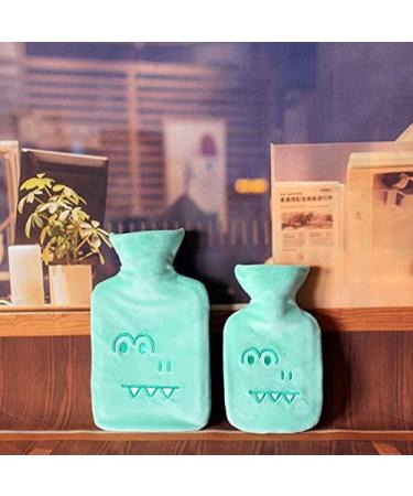 Long-Lasting Plush Hot Water Bottle - Monochrome PVC & Silicone Hand Warmer for Ultimate Comfort | International Shipping - Buy Online on GoSupps.com