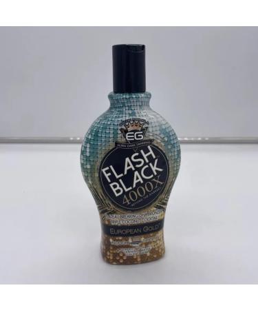 European Gold Flash Black 4000X Indoor Tanning Lotion with Time-Release DHA Bronzers 12 oz 12 Ounce (Pack of 1) - Buy Online on GoSupps.com