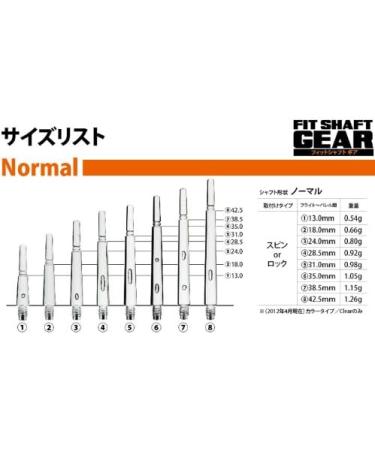 NineDartOut Purple Fit Shaft Gear - Normal Spinning #6 Medium Plus (35mm) - Buy Online on GoSupps.com
