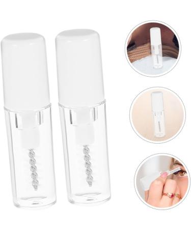 DRESSOOS 2pcs Eyelash Raincoat Essence Brown Mascara Essence Mascara Clear Rain Coat Gels Plastic Transparent - Buy Online on GoSupps.com