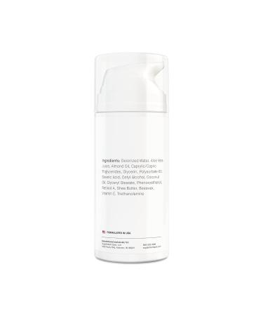 Retinol Cream - Anti-Aging Moisturizer with Vitamin E Coconut & Almond Oil | Repair Fine Lines & Wrinkles for Smoother Firmer Skin - Buy Online on GoSupps.com