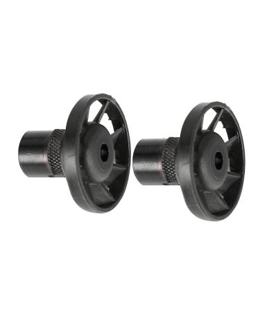 FOMIYES Cleaning Accessories 2pcs Electric Grinding Chuck Fan Dust Removal Tool Fan Tool 3x3cm Black