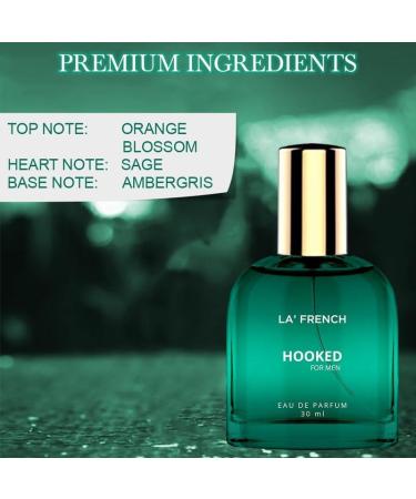 La French Hooked Perfume 30ml for Men Long Lasting | Premium Luxury | Fresh Fragrance Scent | Travel-Friendly Perfume | Date Night Perfume - Buy Online on GoSupps.com