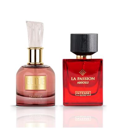 Arabian Perfumes for Women Elite Flora & La Passion Absolu (Pack of 2) - Eau de Parfum Sprays 100ML (3.4 OZ) Luxurious & Floral Long-Lasting Perfume For Women Valentine s Day Gifts La passion Absolu Elite Flora
