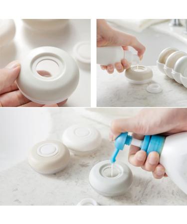 Buy Agile Travel Bottles for Toiletries | Portable Round Containers for Liquid Emulsions - International Shipping Available - Buy Online on GoSupps.com