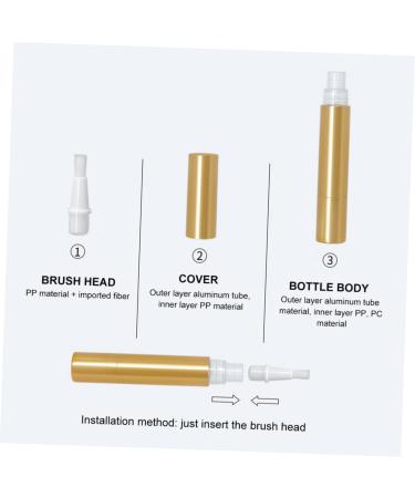 Healvian 6 Pieces Nail Polish Applicator Lip Gloss Pen Nail Oil Pen - Buy Online on GoSupps.com