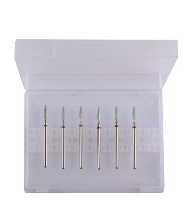 6pcs Pro Diamond Nail Drill Bit Set with Case for Nail Salon Manicure - Buy Online on GoSupps.com